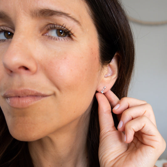 Mini Arrow Stud Earrings
