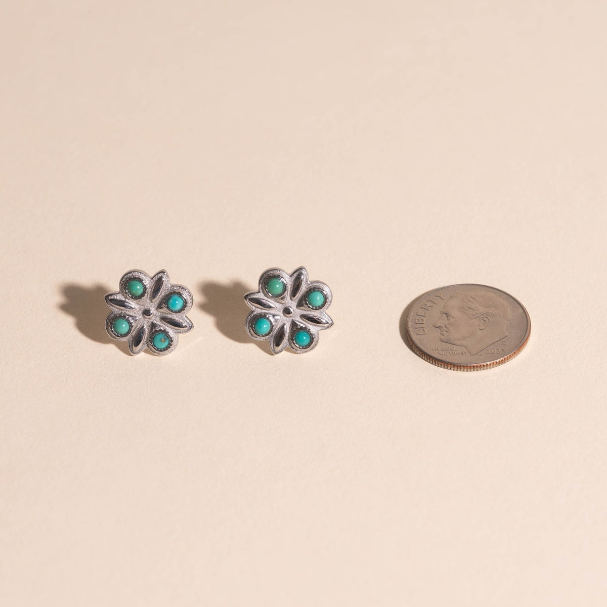 Western Flower Stud Earrings