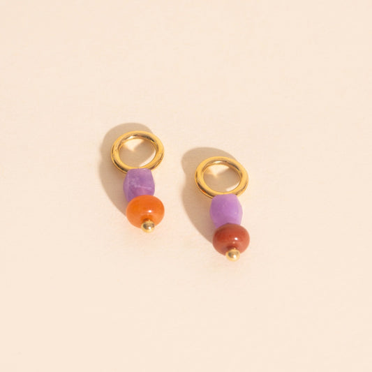 Mulberry Huggie Hoop Charms
