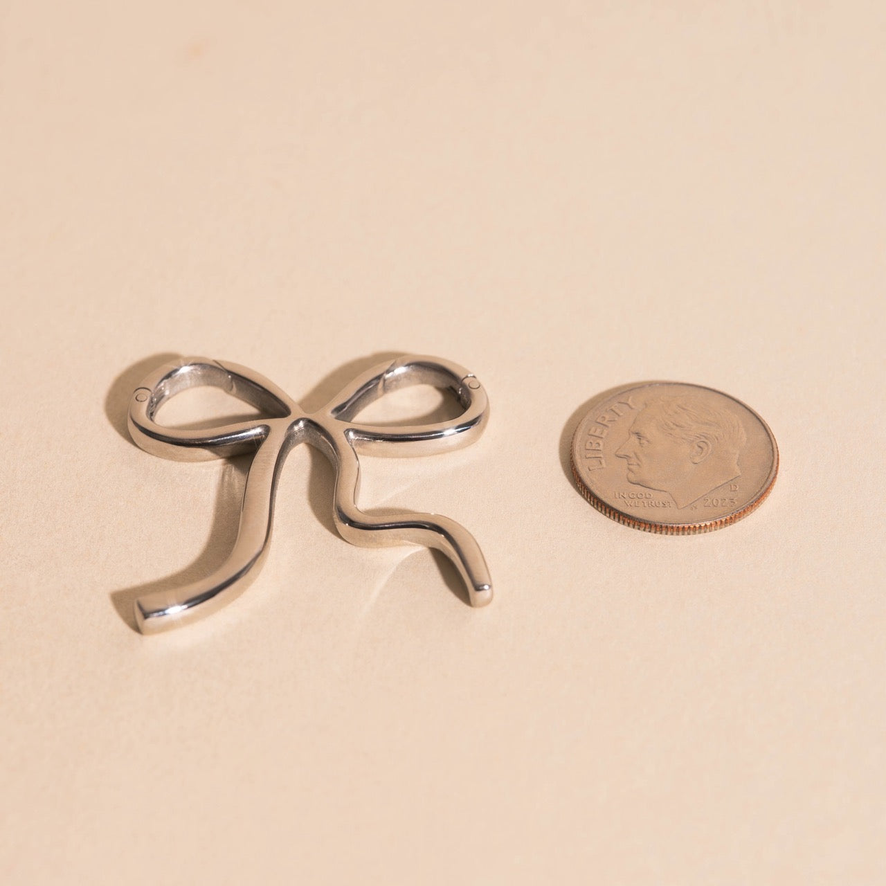 Bow Necklace Charm Clasp (27mm)