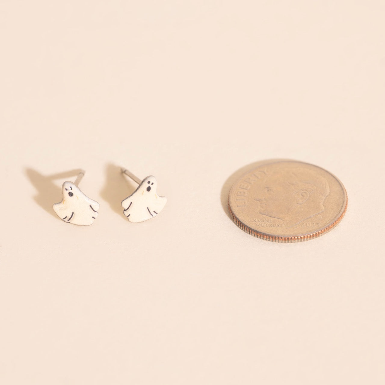 Ghost Stud Earrings