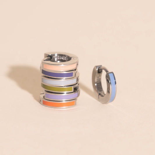 Color Tiny Huggie Hoop Bundle