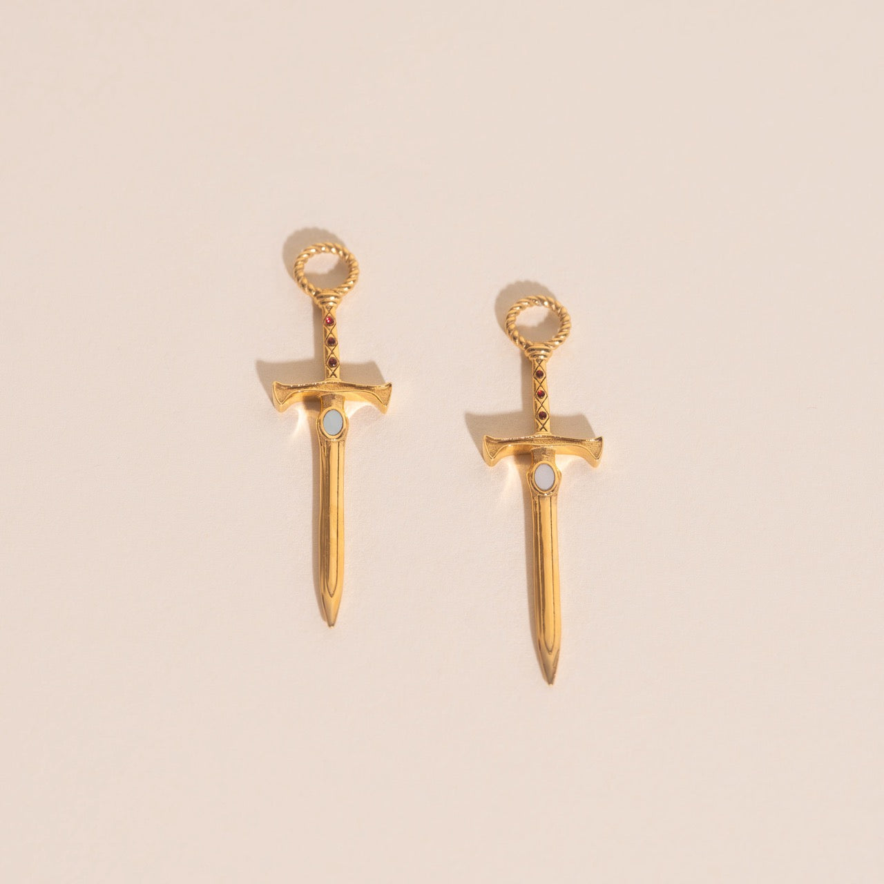 Sword Chunky Huggie Hoop Charms – Oh Clementine