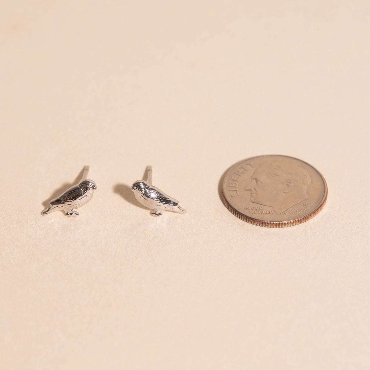 Bird Stud Earrings