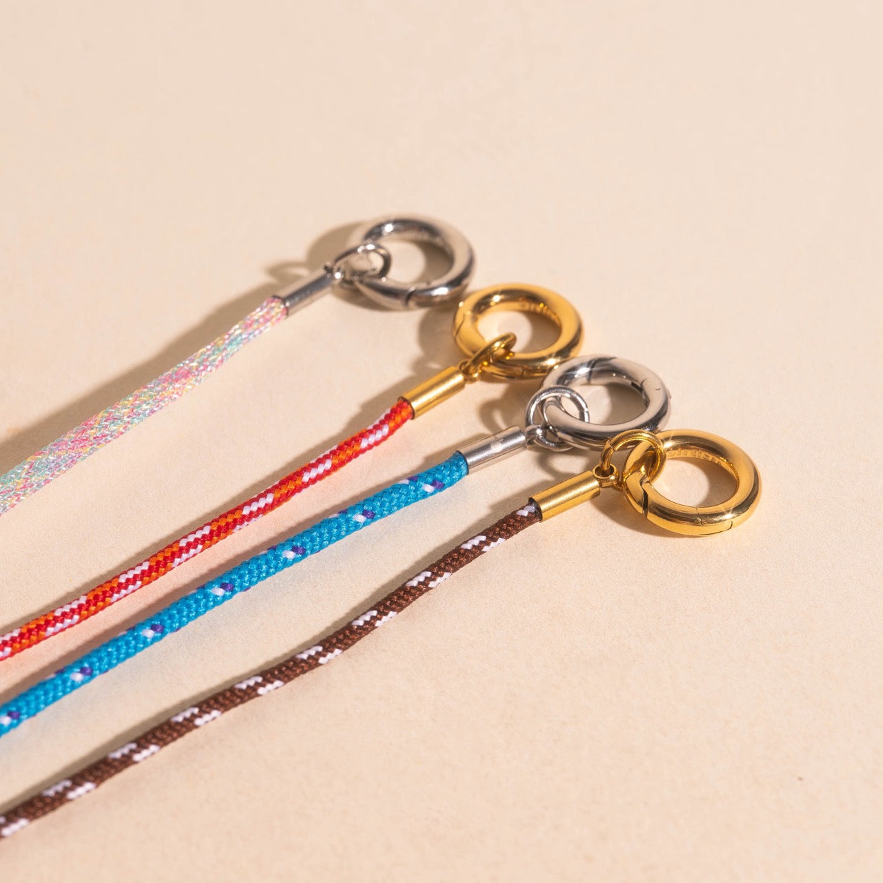 Neon Rainbow Cord Necklace
