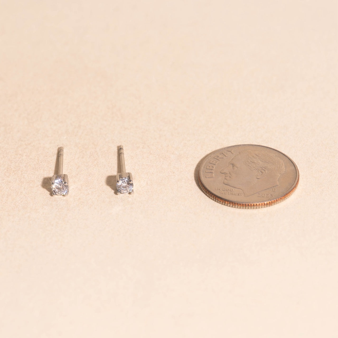 Crystal Tiny Stud Earrings