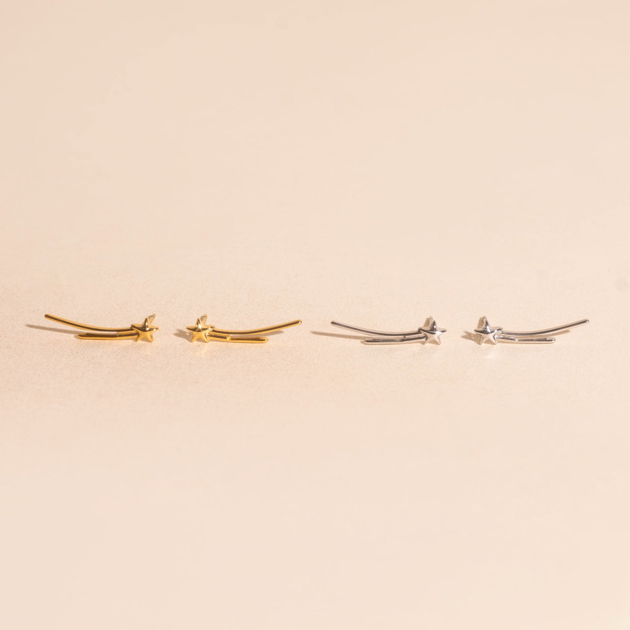 Shooting Star Stud Earrings