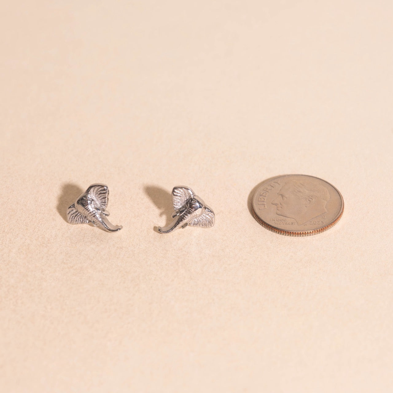 Elephant Stud Earrings