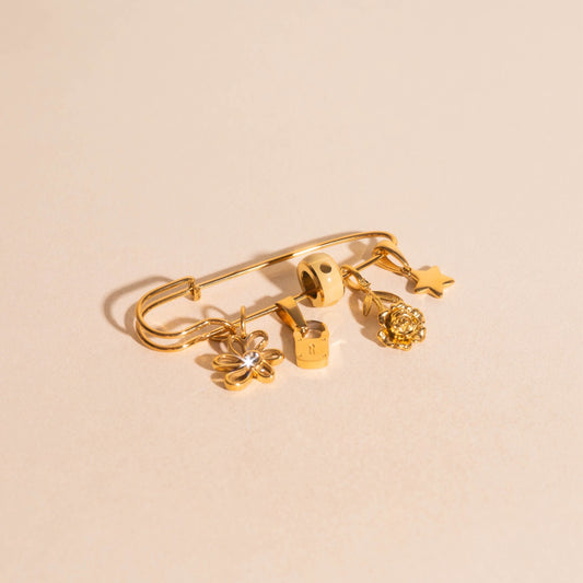 Safety Pin Charm Clasp