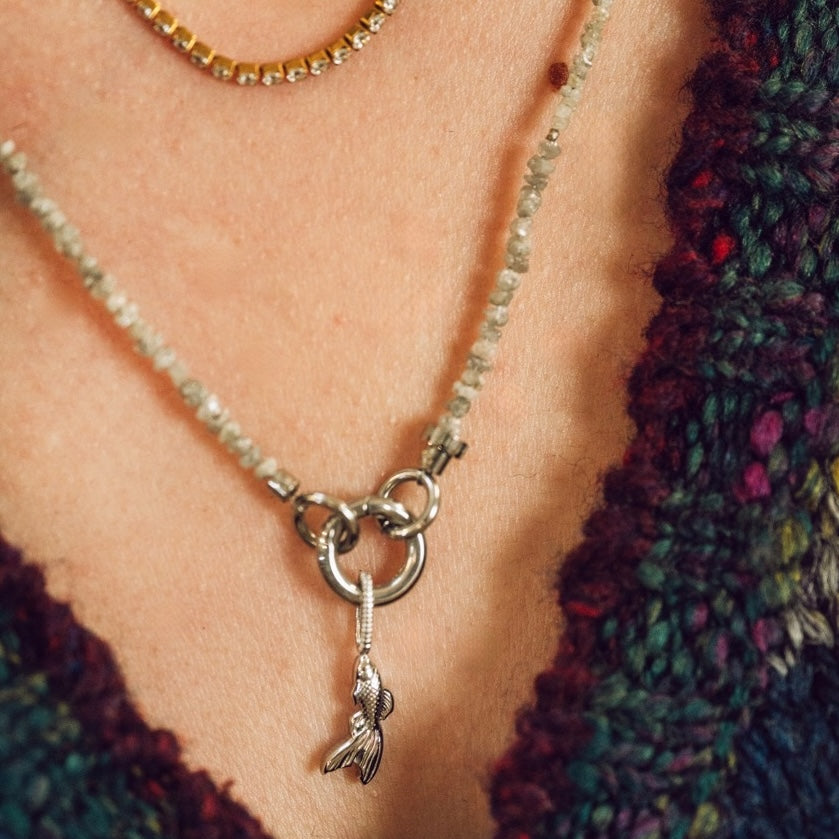 Betta Fish Necklace Charm