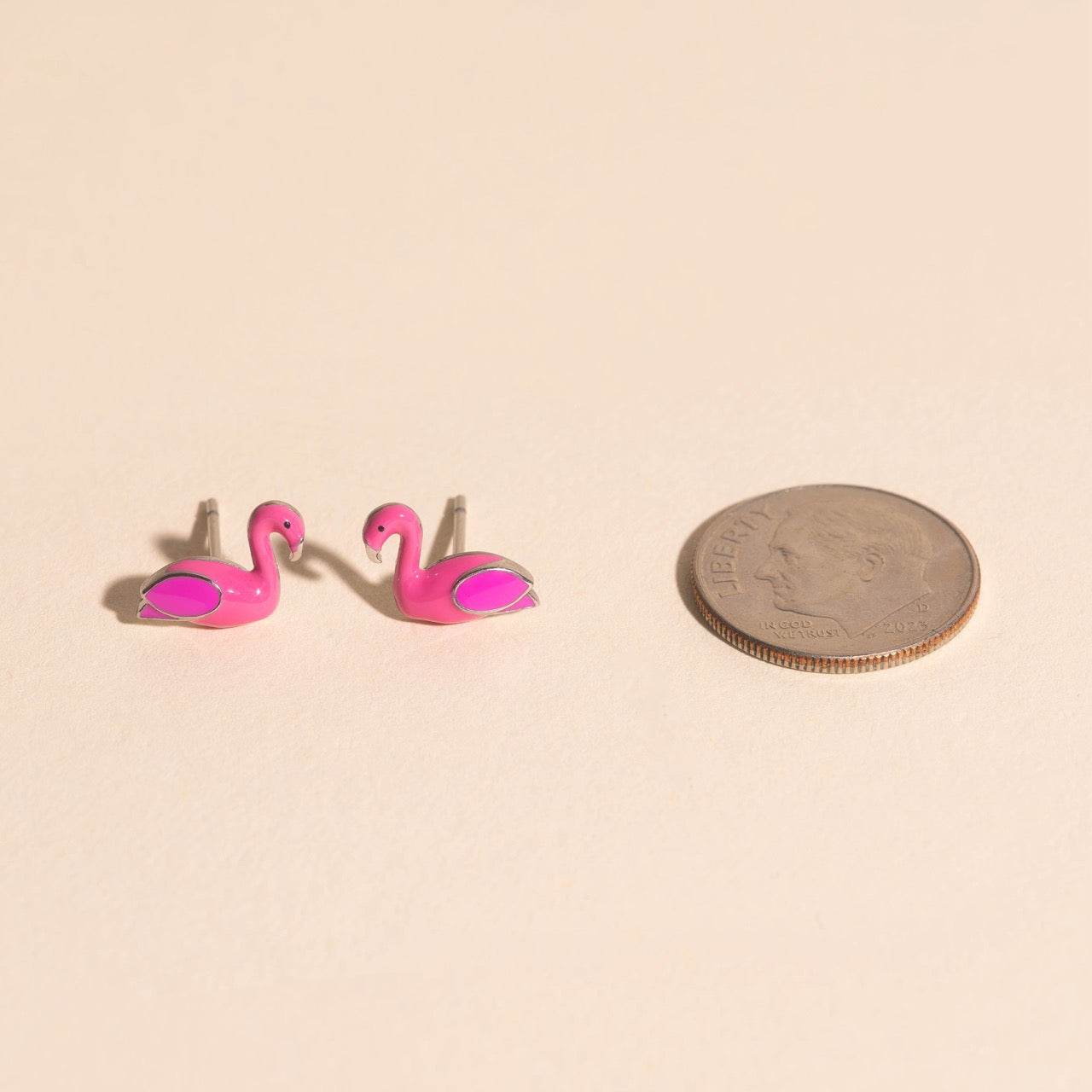 Flamingo Stud Earrings