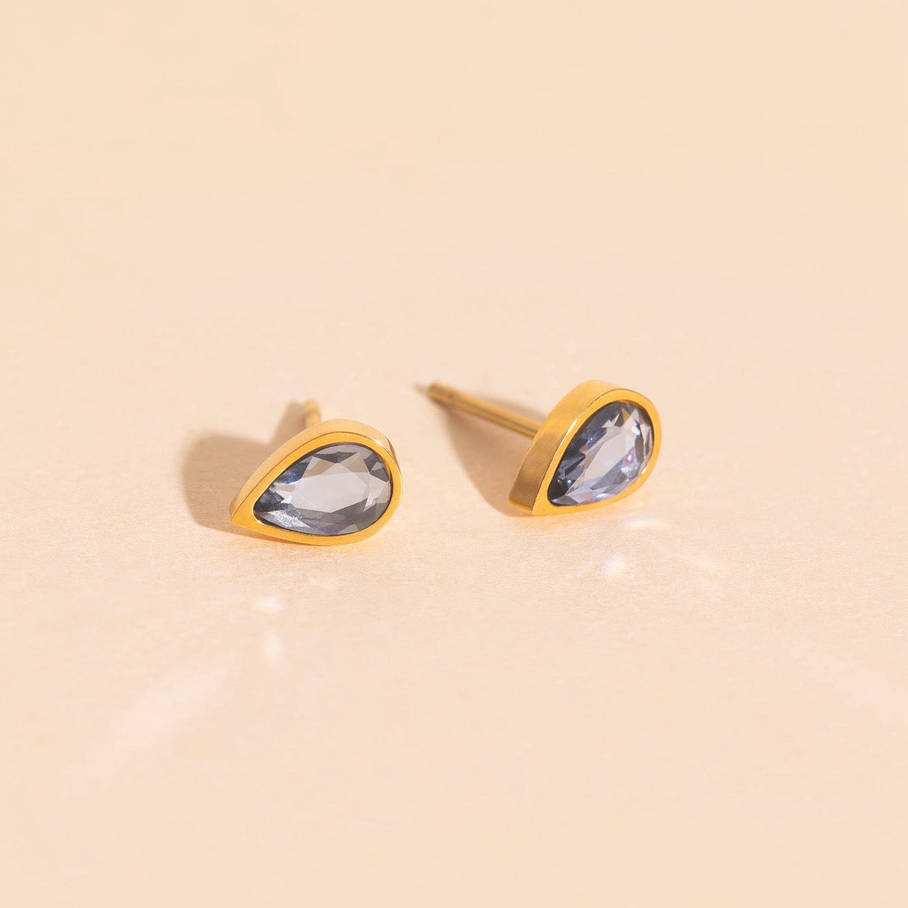 June Birthstone Stud Earrings – Oh Clementine