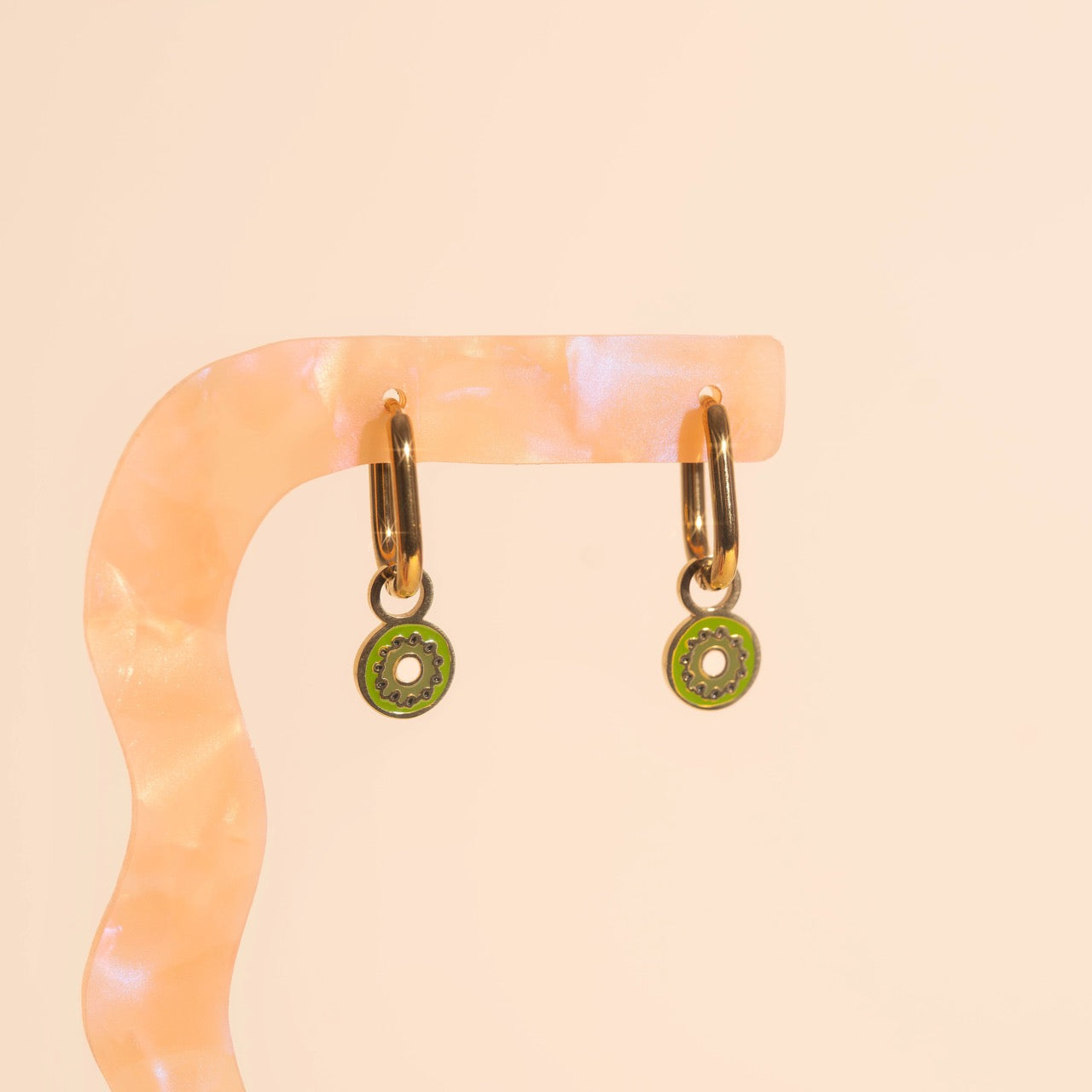 Mini Fruit Huggie Hoop Charms Stack Pack (5 items)