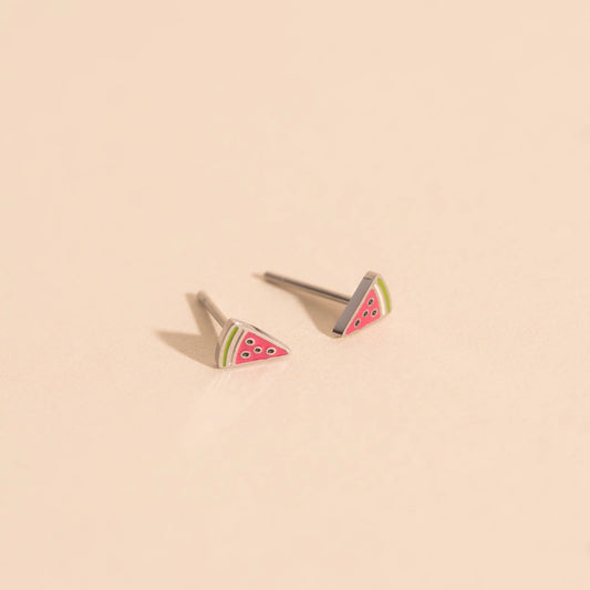 Mini Watermelon Stud Earrings