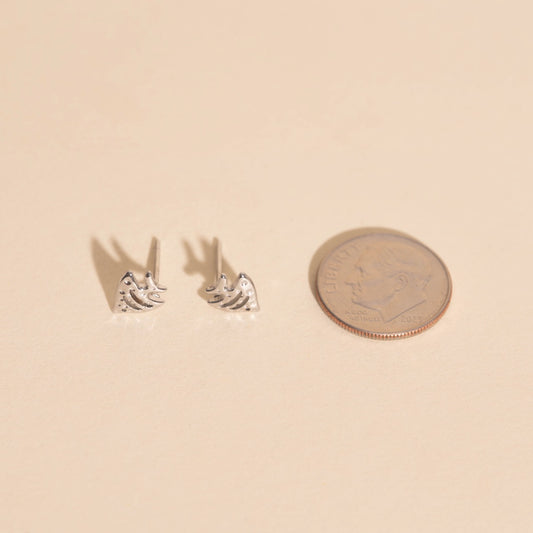 Angel Fish Stud Earrings