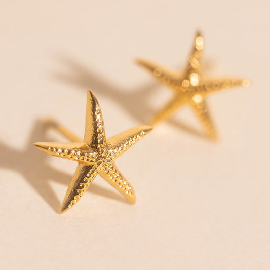 Mini Starfish Stud Earrings