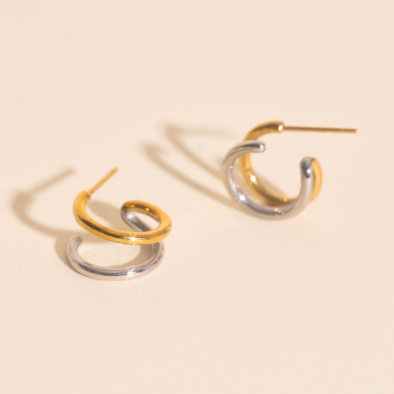 Mini Mixed Loop Stud Earrings – Oh Clementine