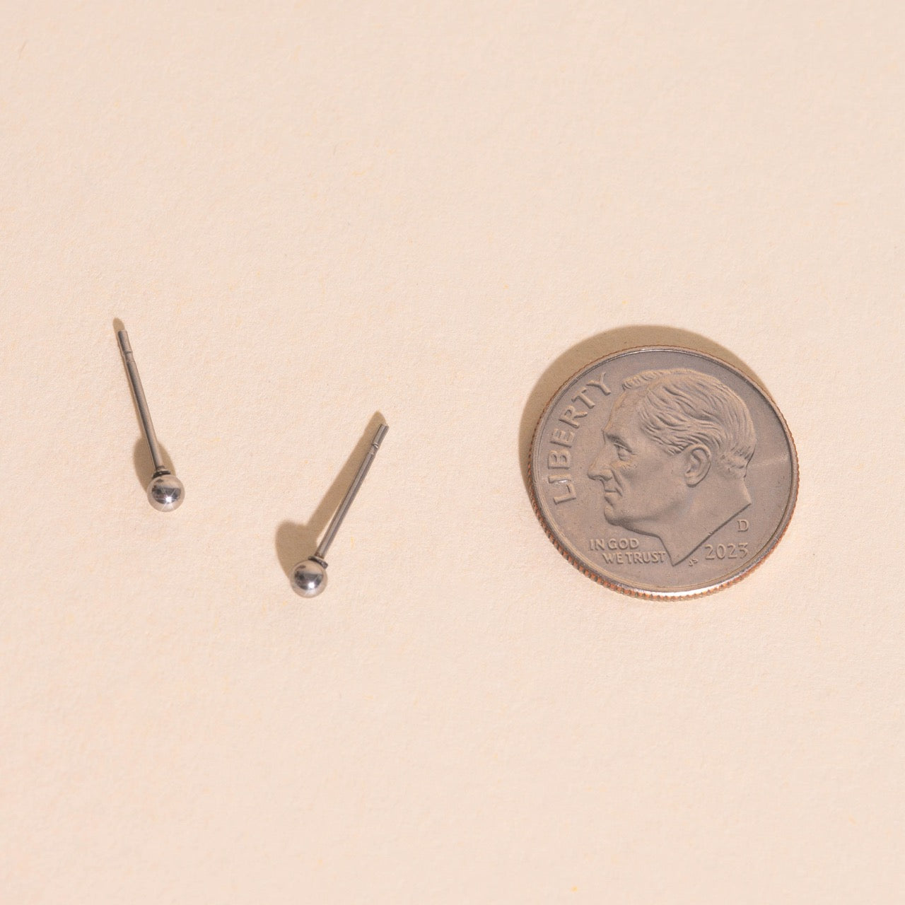 Tiny Ball Stud Earrings