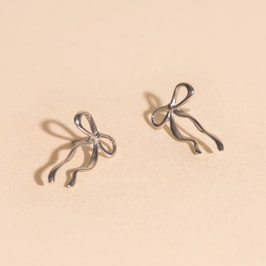 Dainty Bow Stud Earrings