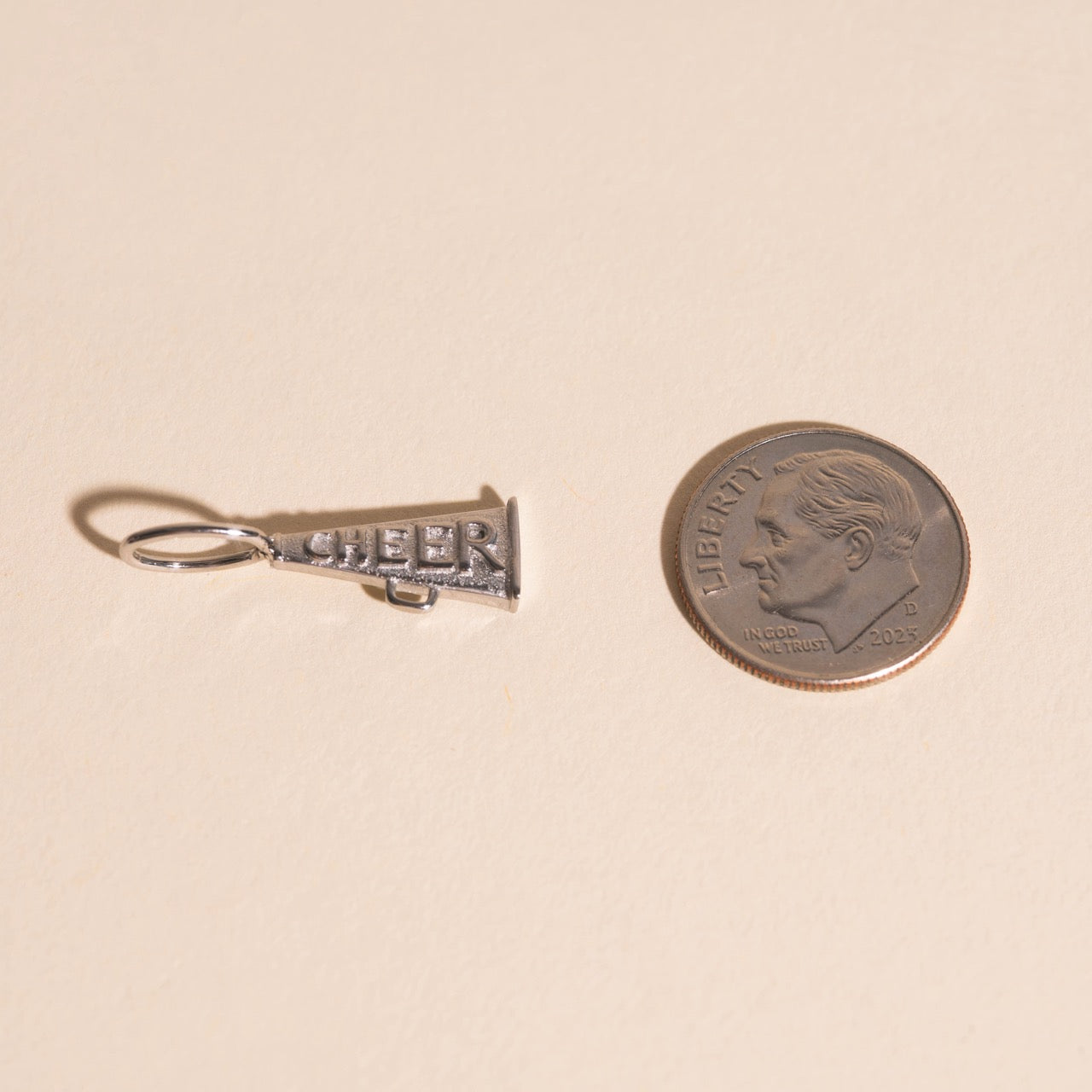 Cheer Megaphone Necklace Charm