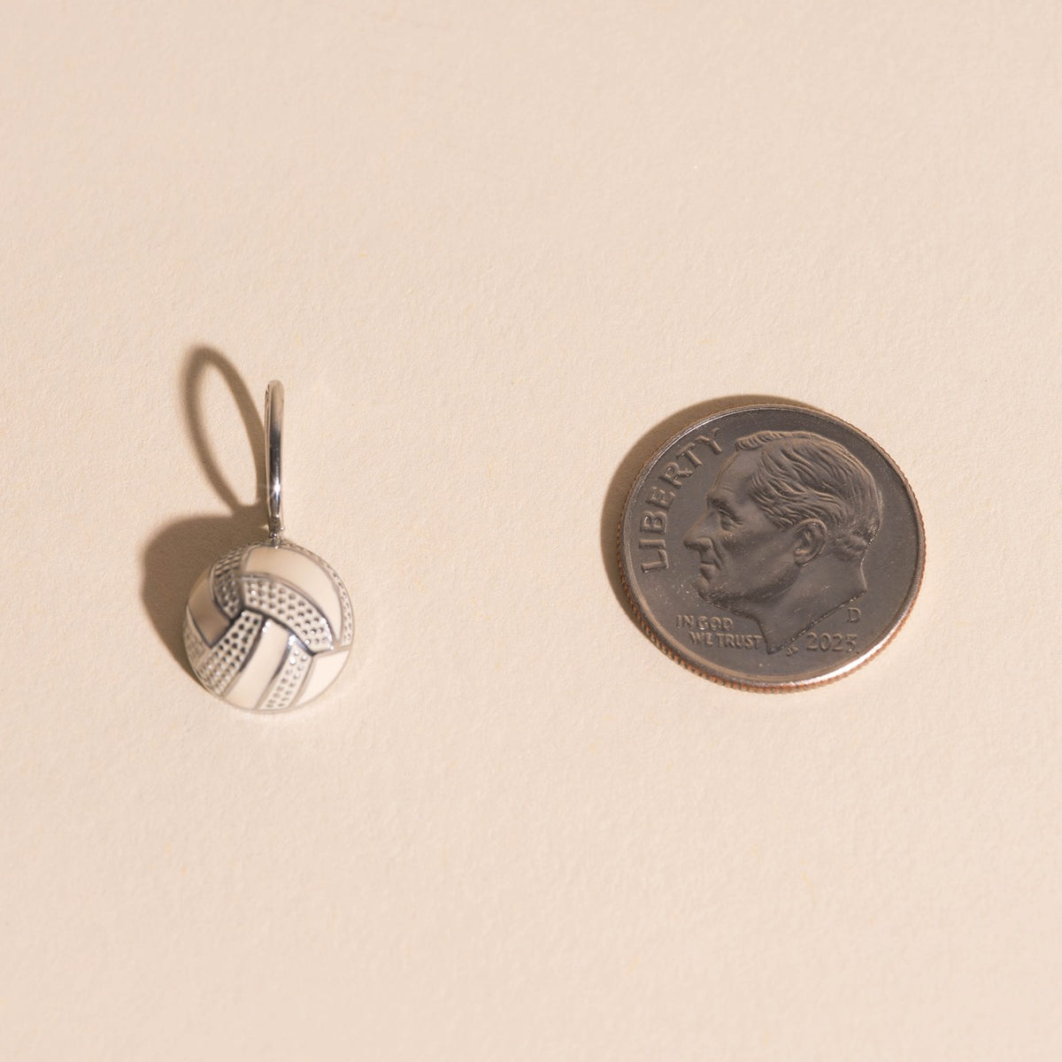 Volleyball Necklace Charm