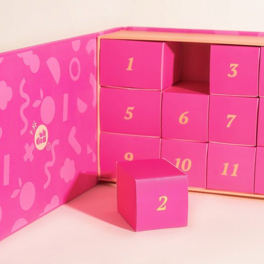 Advent Calendar Box (w/ 12 Empty Boxes)