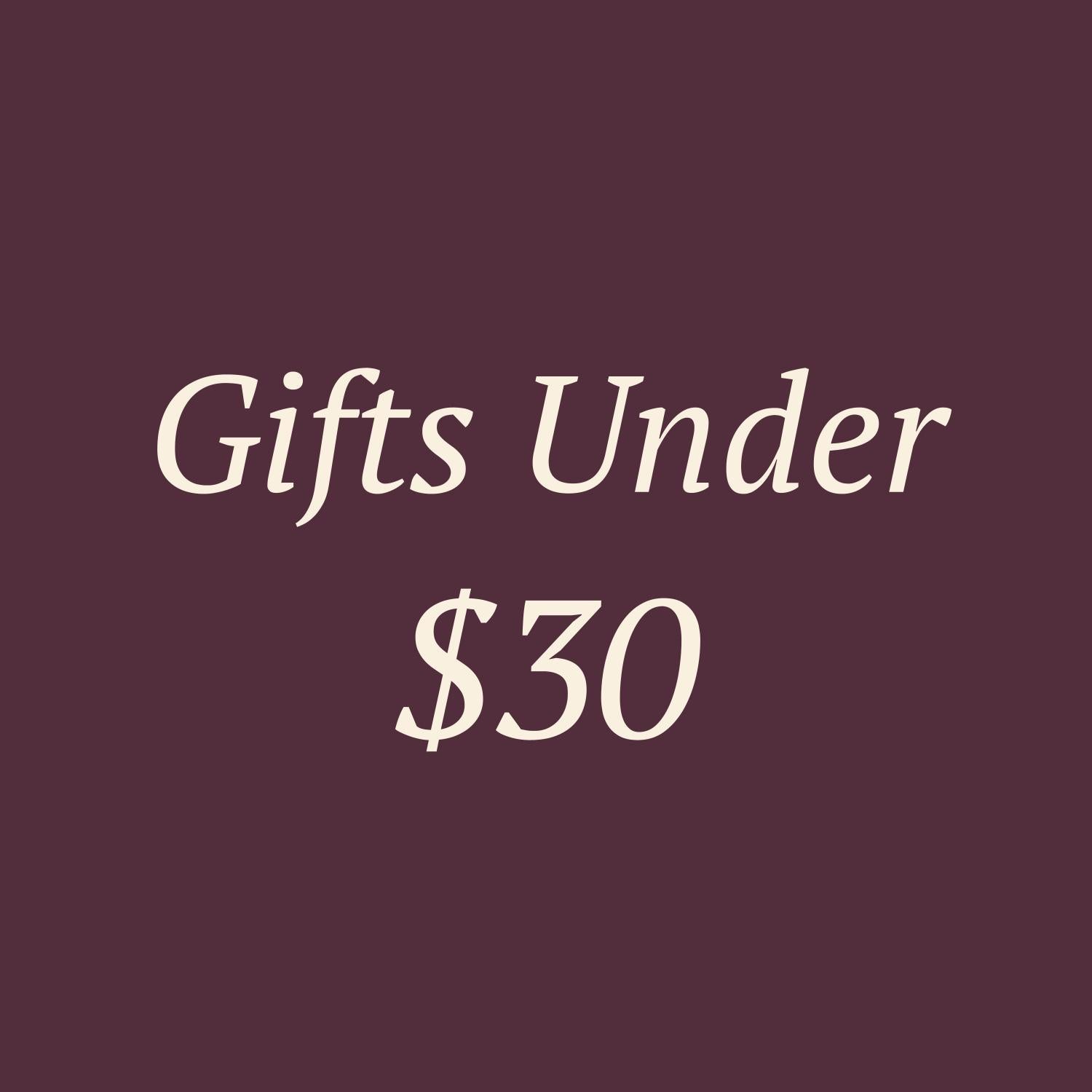 Gifts Under $30