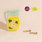 Lemon Slice 3D Huggie Hoop Earrings