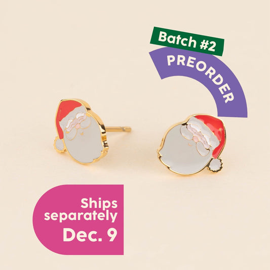 Santa Stud Earrings