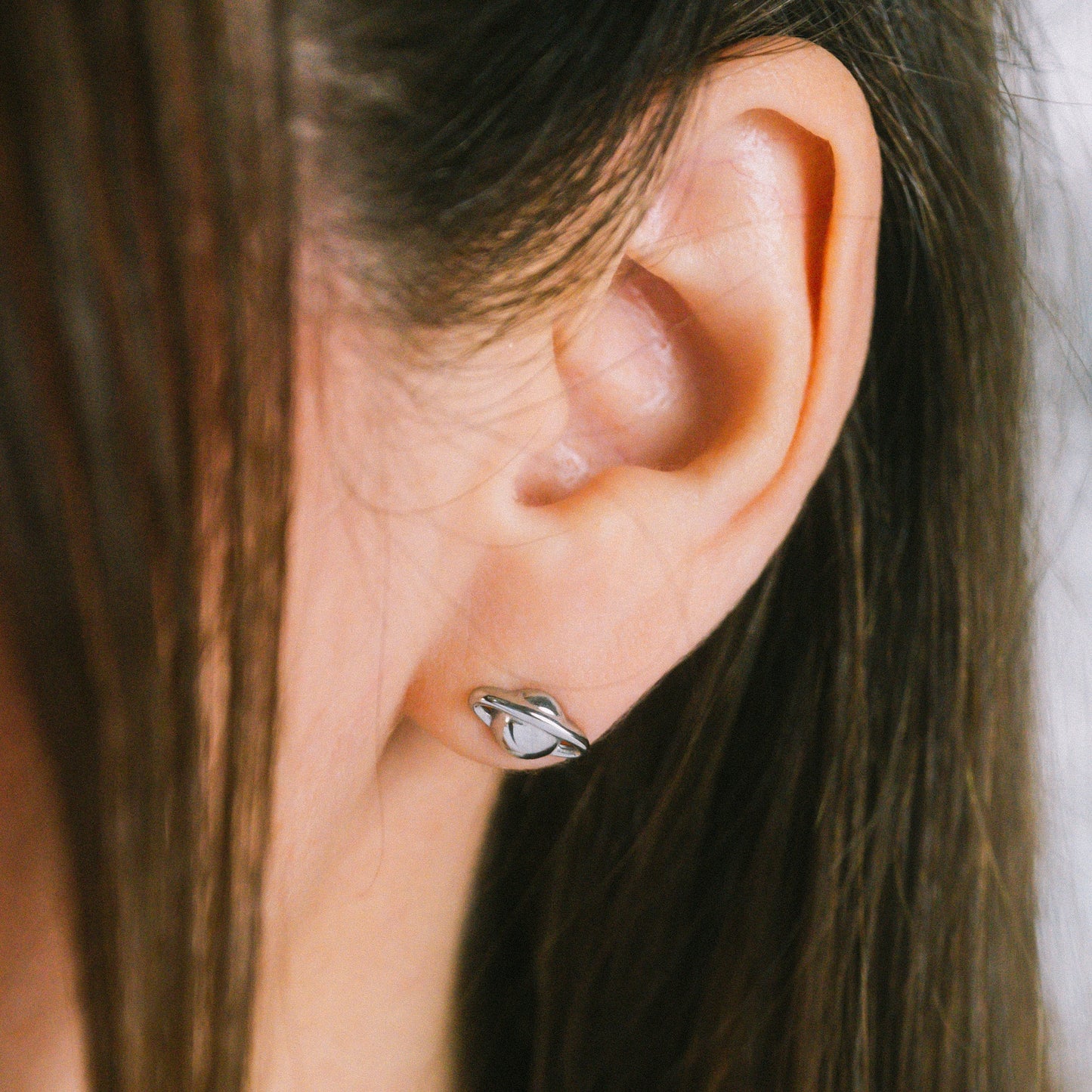 Saturn Stud Earrings