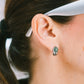 Earth Cosmic Curl Stud Earrings