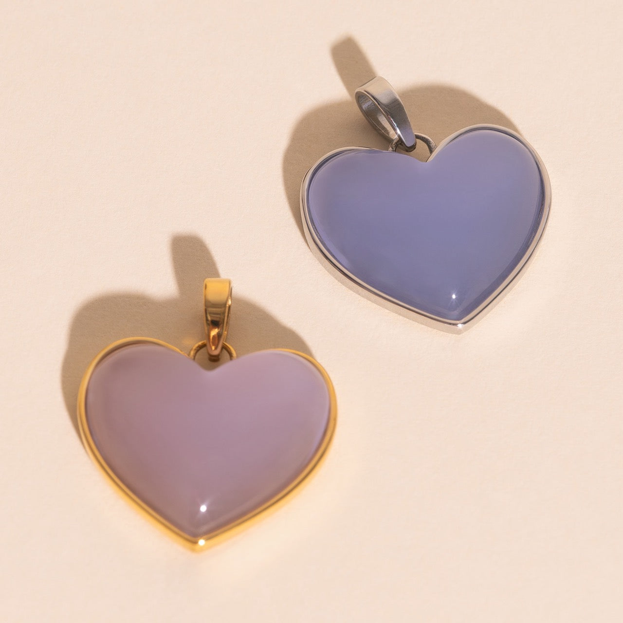 19cmMoments Heart ＋Mチャーム Big Heart Necklace Charm – Oh Clementine
