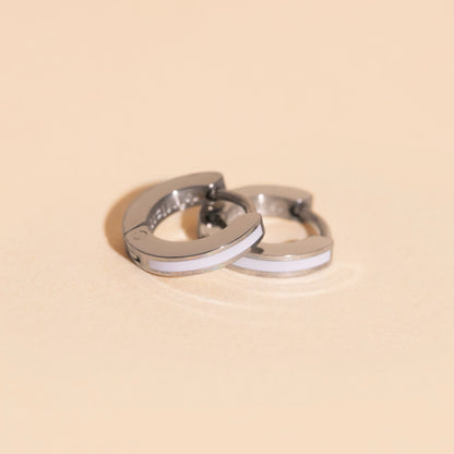 Color Tiny Huggie Hoop Earrings