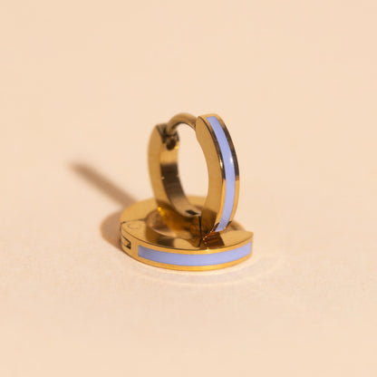 Color Tiny Huggie Hoop Earrings