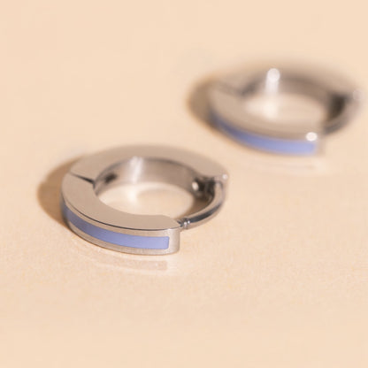 Color Tiny Huggie Hoop Earrings