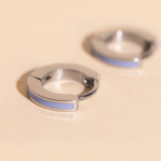 Color Tiny Huggie Hoop Earrings