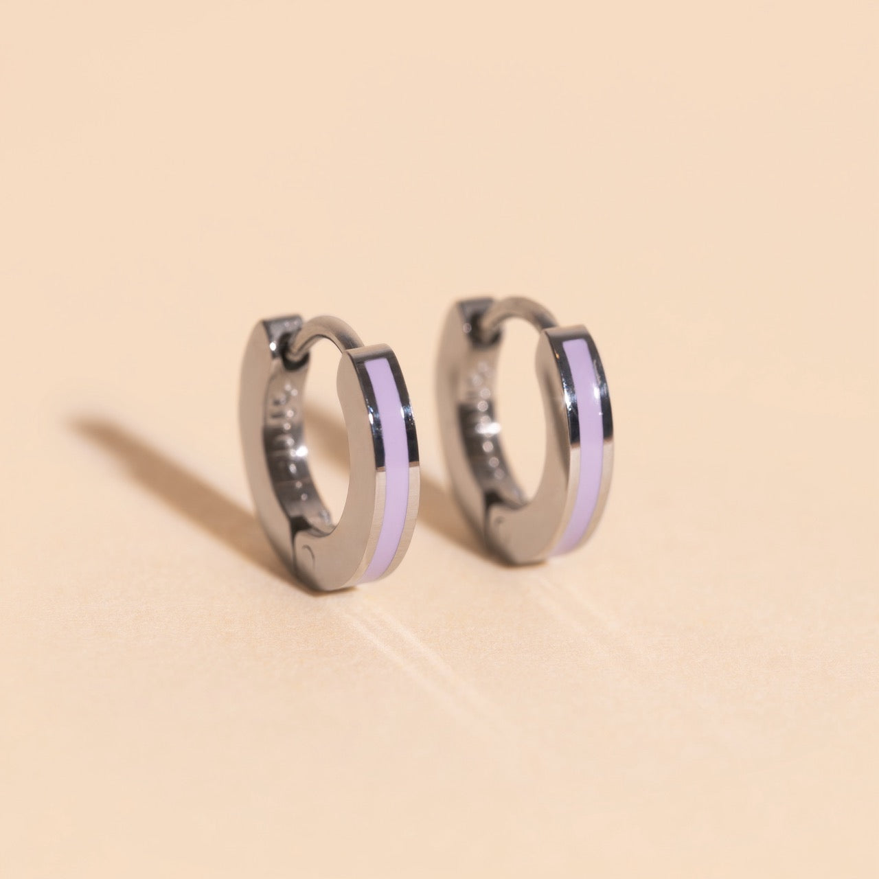 Color Tiny Huggie Hoop Earrings