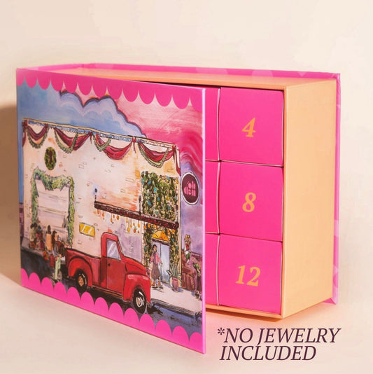 Advent Calendar Box (w/ 12 Empty Boxes)