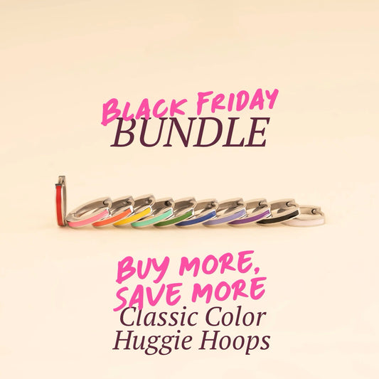 Color Huggie Hoop Bundle