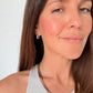Crystal Chunky Huggie Hoop Earrings