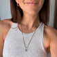 Round Crystal Necklace Charm