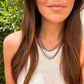 Neon Rainbow Cord Necklace