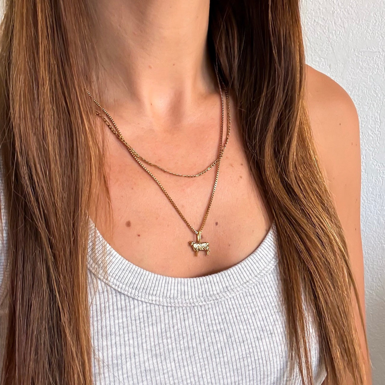 Cow Necklace Charm
