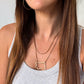 Cowhide Necklace Charm Clasp (32mm)
