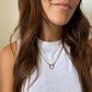 Scalloped Necklace Charm Clasp (11mm)