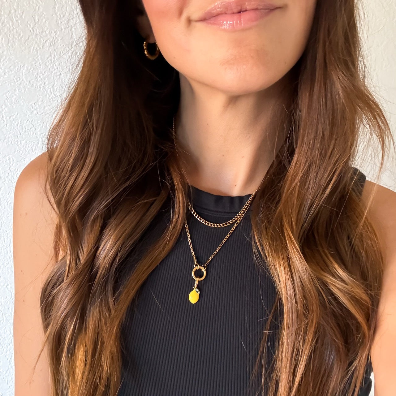 Lemon Necklace Charm