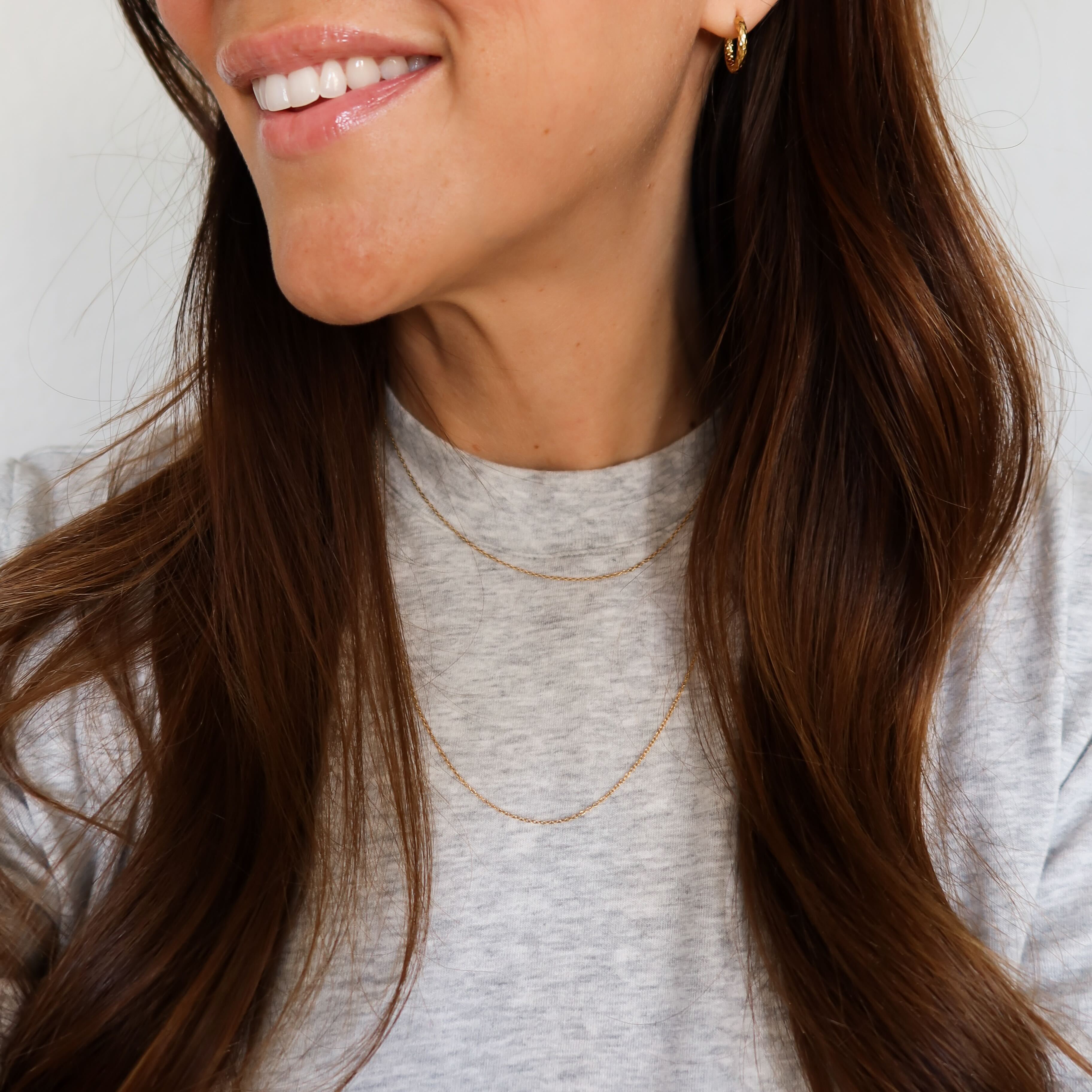 Dainty Cable Chain Necklace – Oh Clementine
