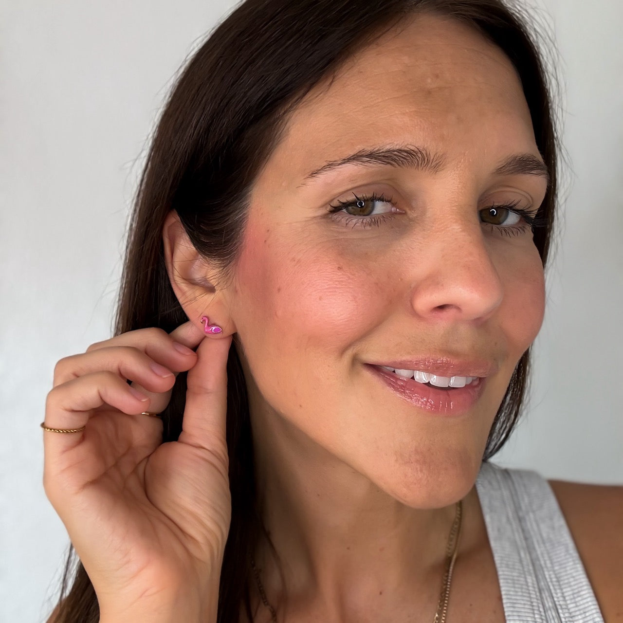 Flamingo Stud Earrings