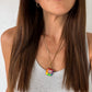 Miley Neon Rainbow Necklace Charm