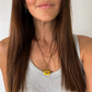 Miley Neon Yellow Necklace Charm